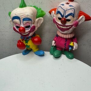Colorful Clown Figurine Set